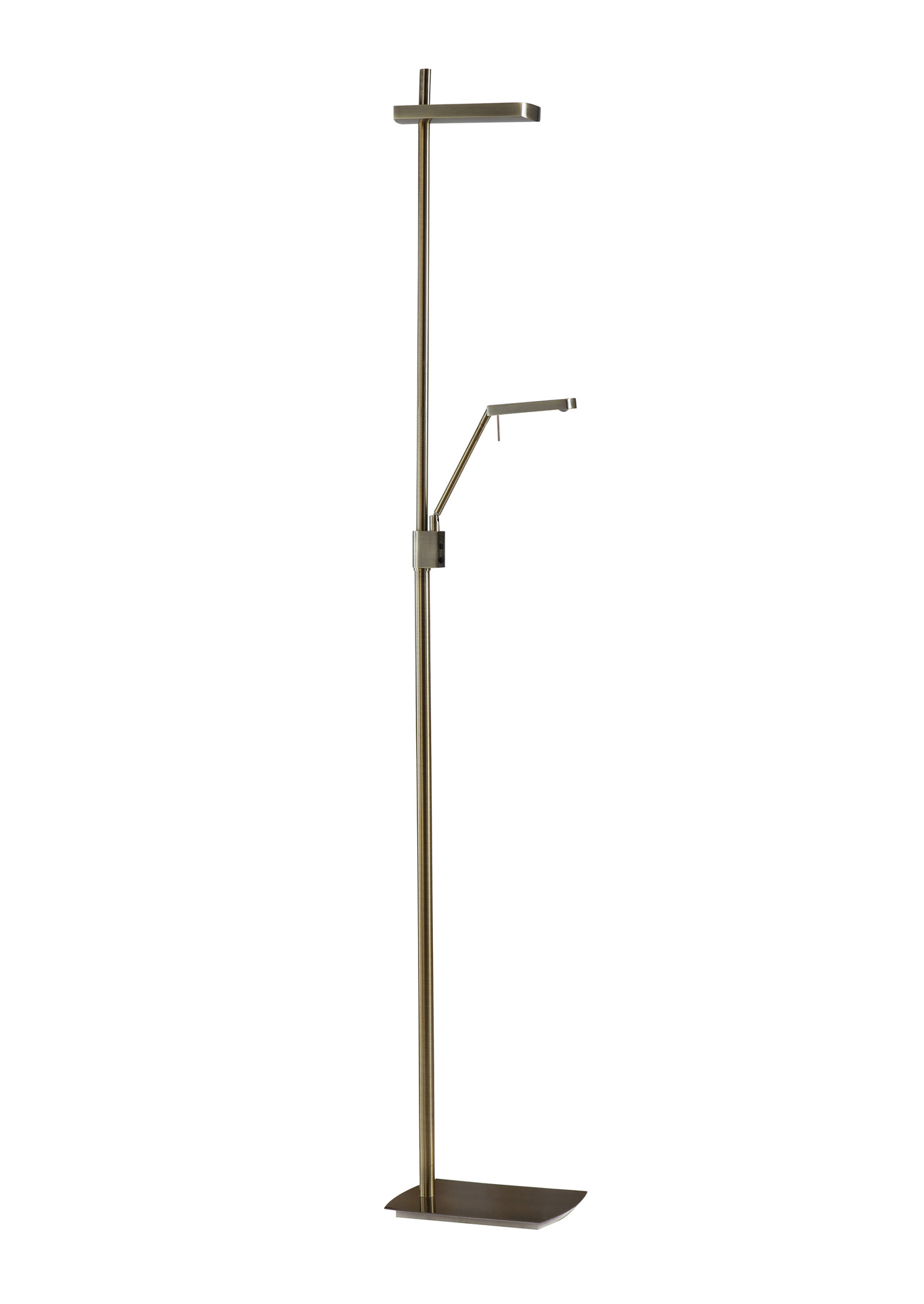 Phuket Antique Brass Floor Lamps Mantra Mother & Child 